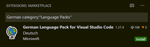 German Language Pack